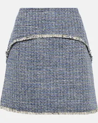 Proenza Schouler White Label - Minigonna in tweed Blu