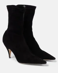 The Row Stivaletti Liisa in suede Nero