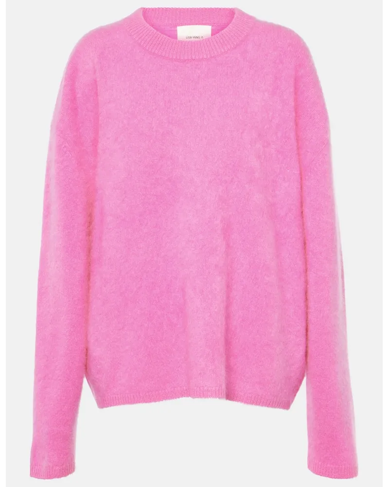 Lisa Yang Pullover oversize Natalia in cashmere Rosa