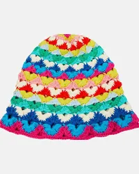 Alanui Cappello Over The Rainbow in crochet Multicolore