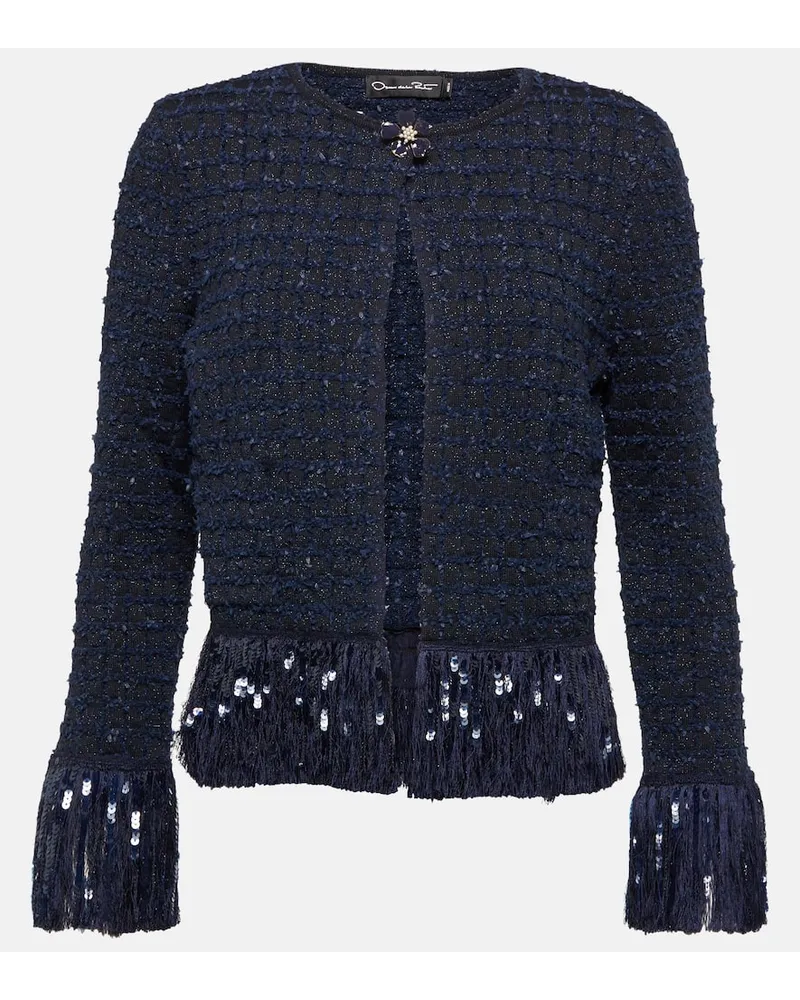 Oscar de la Renta Giacca in tweed di misto lana Multicolore