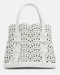 Alaïa Alaïa Borsa a tracolla Mina Mini in pelle Bianco