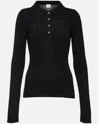 KHAITE Pullover Hans in maglia di cashmere Nero