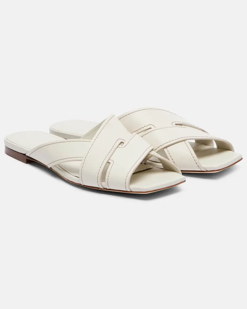 TOD'S Sandali in pelle Bianco