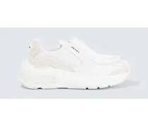 Prada Sneakers System in pelle Bianco