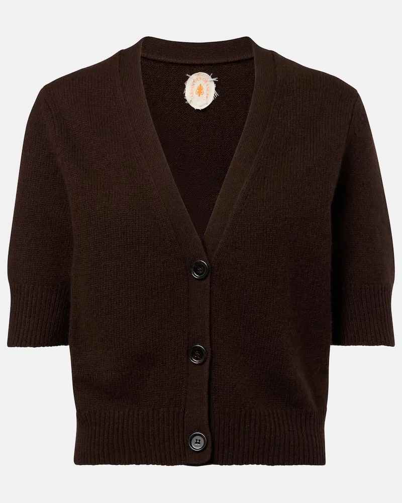 Jardin des Orangers Cardigan in cashmere Marrone