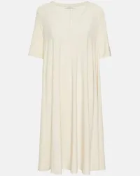 Max Mara Leisure - Abito midi Lembo in jersey Bianco