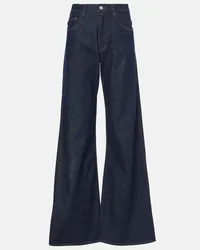 COPERNI Jeans a gamba larga e vita alta Blu