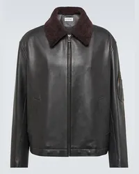 Loewe Bomber in pelle Nero