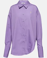 ATTICO Camicia Diana in popeline di cotone Viola