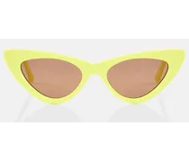 ATTICO x Linda Farrow - Occhiali da sole Dora Giallo