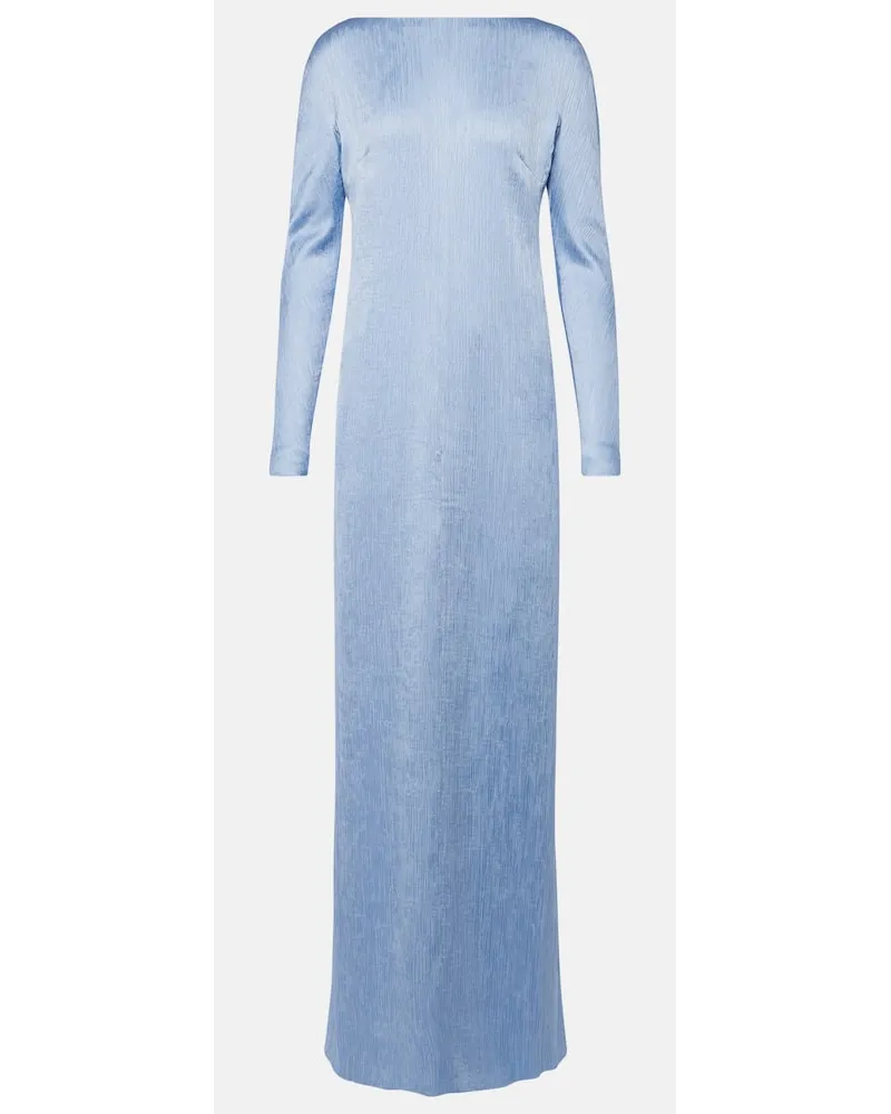 EMILIA WICKSTEAD Abito lungo Uriela in raso Blu