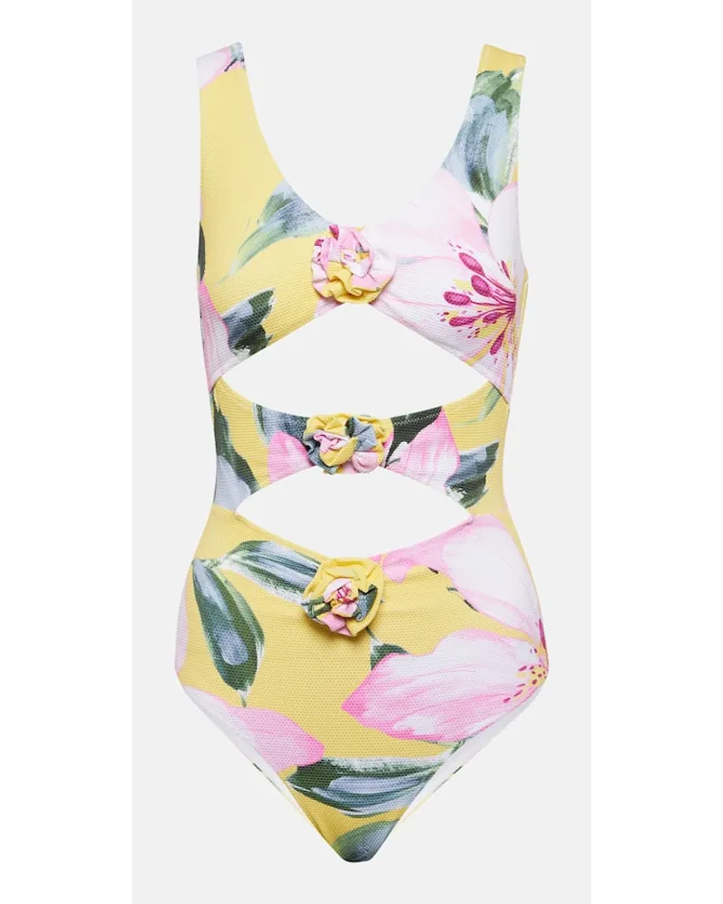 Alexandra Miro Costume intero Beth con stampa Multicolore