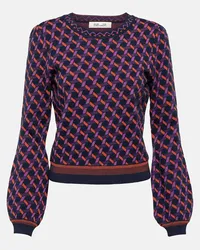 Diane von Furstenberg Pullover Iggy in jacquard Multicolore