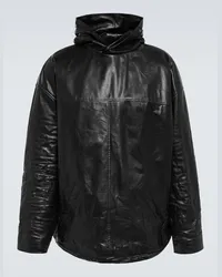 Balenciaga Giacca pullover in pelle Nero