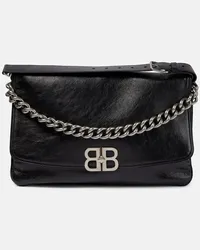 Balenciaga Borsa BB Soft Large in pelle Nero