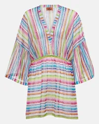 Missoni Copricostume a zig-zag Multicolore