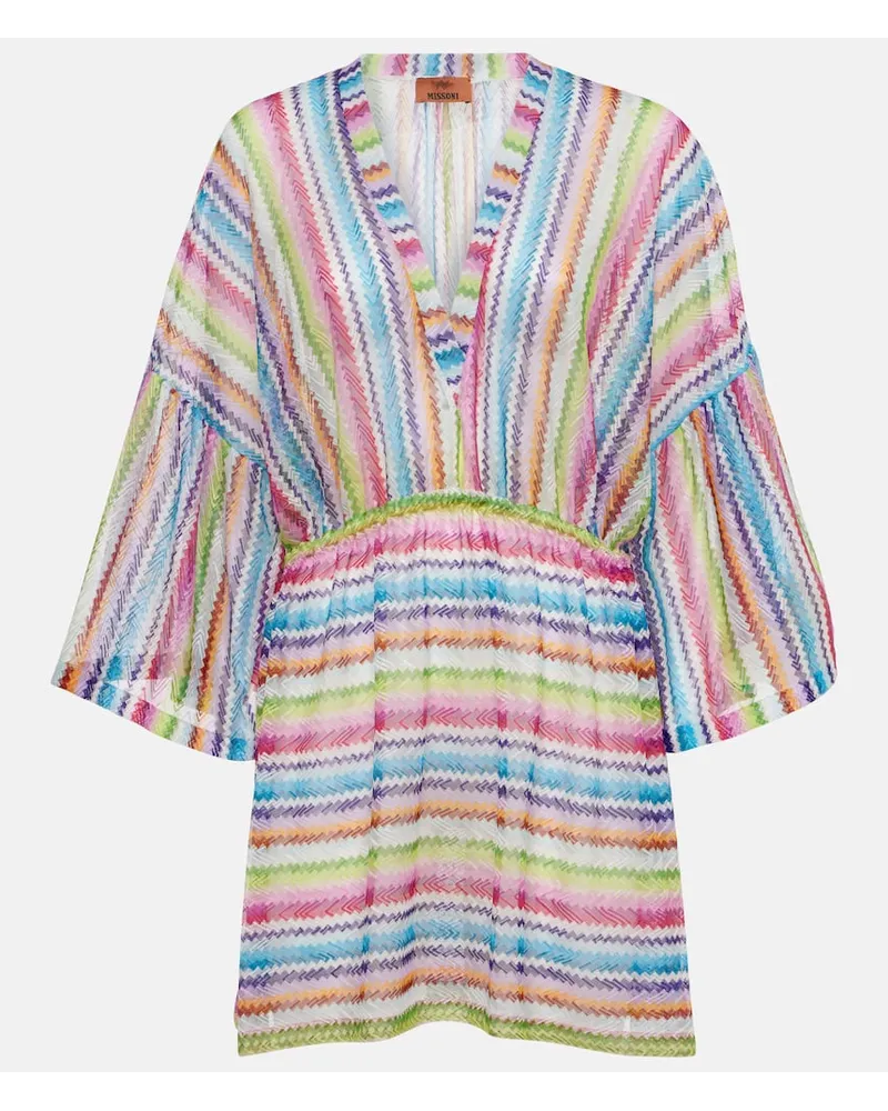 Missoni Copricostume a zig-zag Multicolore