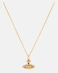 Vivienne Westwood Collana Pina con cristalli Oro