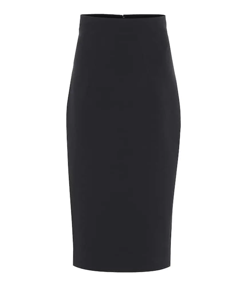 Safiyaa Gonna a tubino Hokoku in crÃªpe stretch Nero