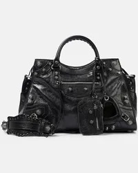 Balenciaga Borsa Neo Cagole City in pelle Nero