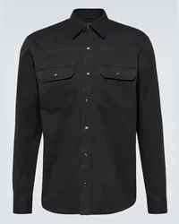 Ermenegildo Zegna Camicia di jeans Nero