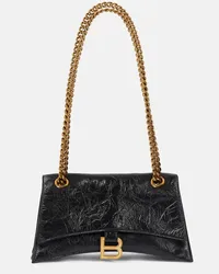 Balenciaga Borsa a spalla Crush Small in pelle Nero