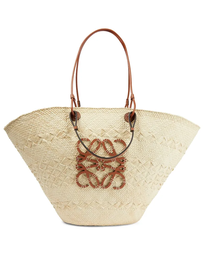 Loewe Paula's Ibiza - Borsa Anagram Large Beige
