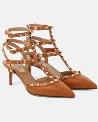 Valentino Garavani Pumps Rockstud in pelle Beige