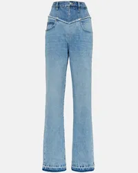 Isabel Marant Jeans Noemie a vita alta Blu