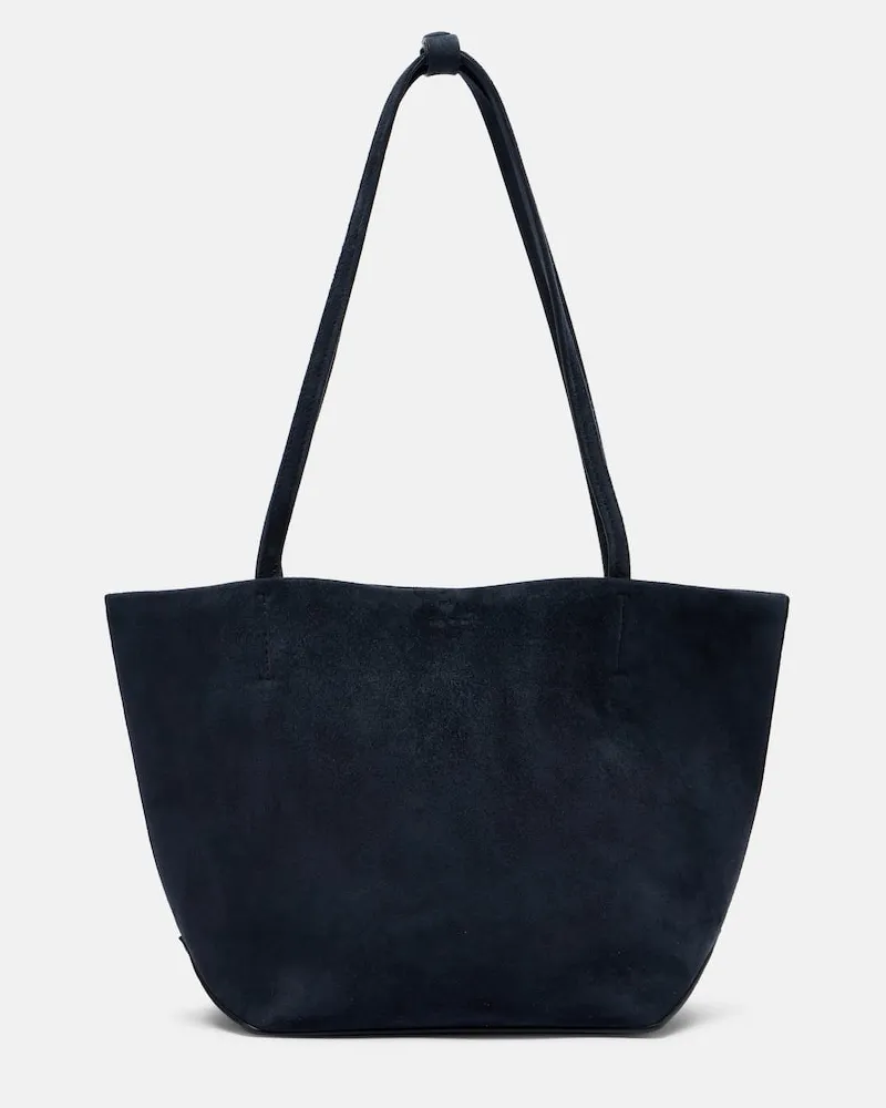 The Row Shopper Park Edge Medium in suede Blu