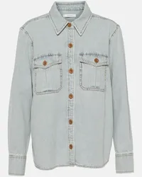 Zimmermann Camicia di jeans August Blu