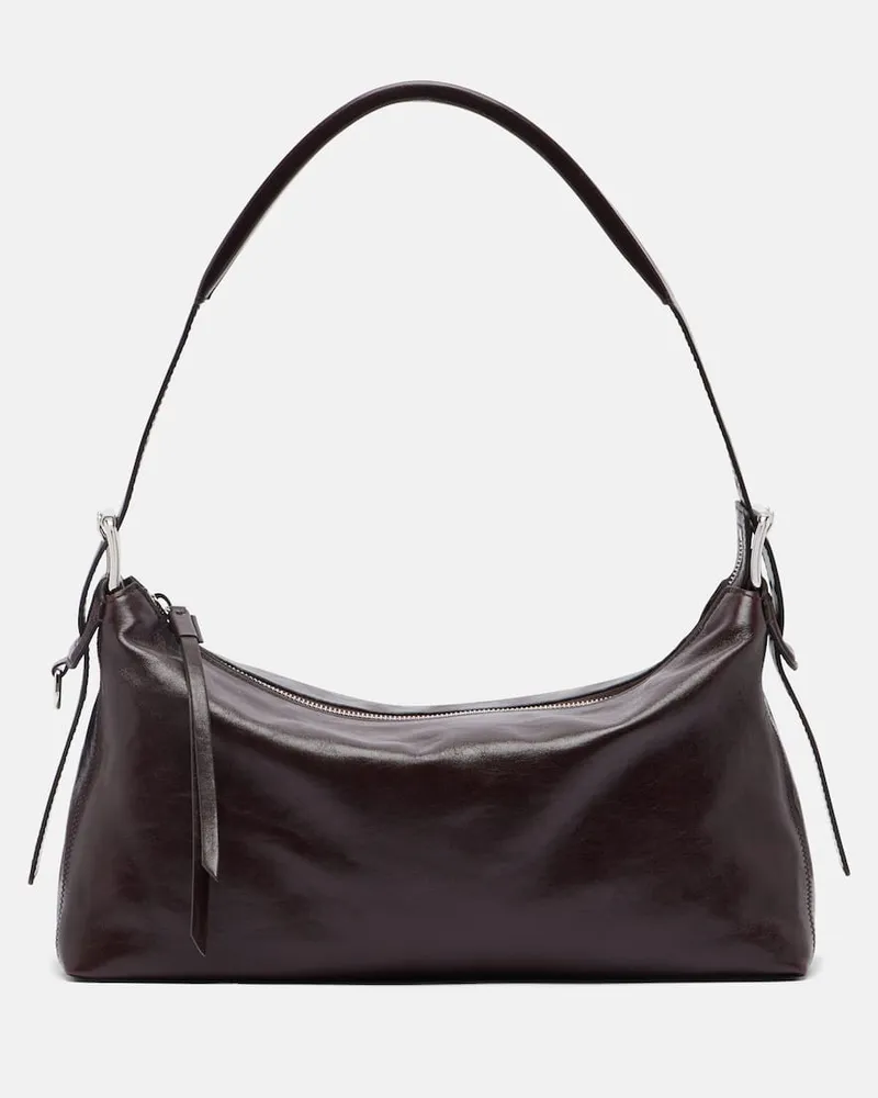 Christophe Lemaire Borsa a spalla Small Borgogna