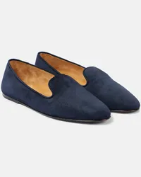 The Row Mocassini Tippi in suede Marrone