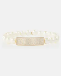 Sydney Evan Bracciale in oro 14kt con perle Bianco