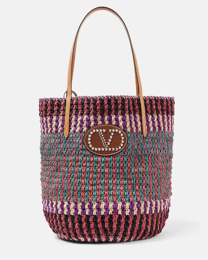 Valentino Garavani Shopper VLogo Signature Large Multicolore