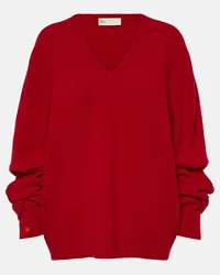 Tory Burch Pullover in misto lana Rosso