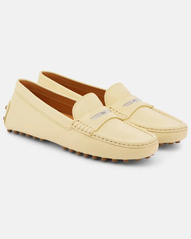 TOD'S Mocassini Gommino in pelle Giallo