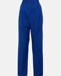 FRANKIE Shop Pantaloni regular Bea a righe Blu