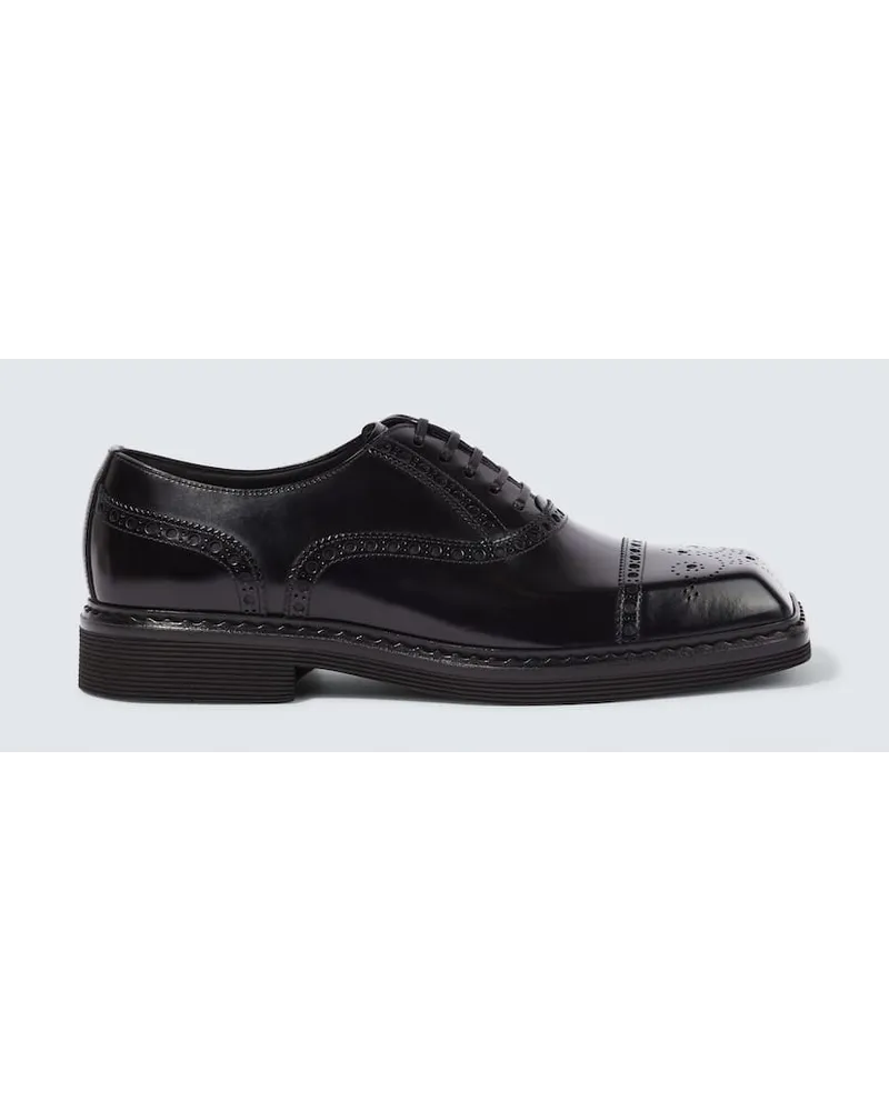 Dolce & Gabbana Stringate in pelle Nero