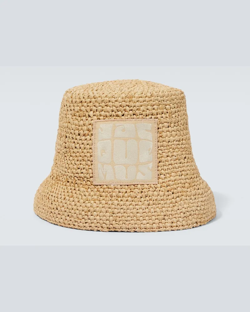 Jacquemus Cappello da pescatore Le bob Ficiu Beige