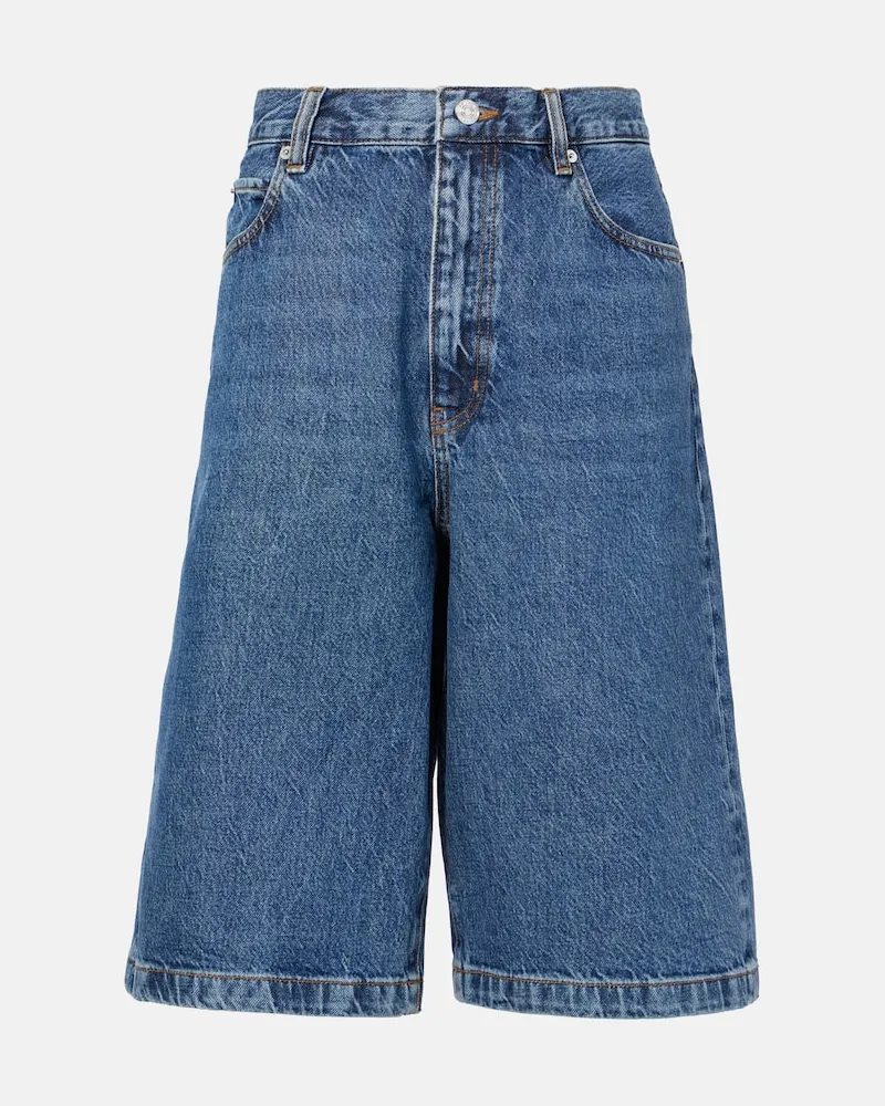 Frame Denim Bermuda di jeans Boy Blu