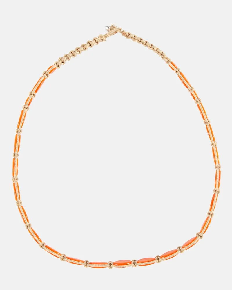 Isabel Marant Collana con cristalli Arancione