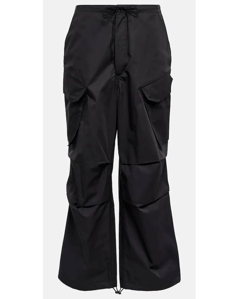 AGOLDE Pantaloni cargo Ginevra in cotone Nero