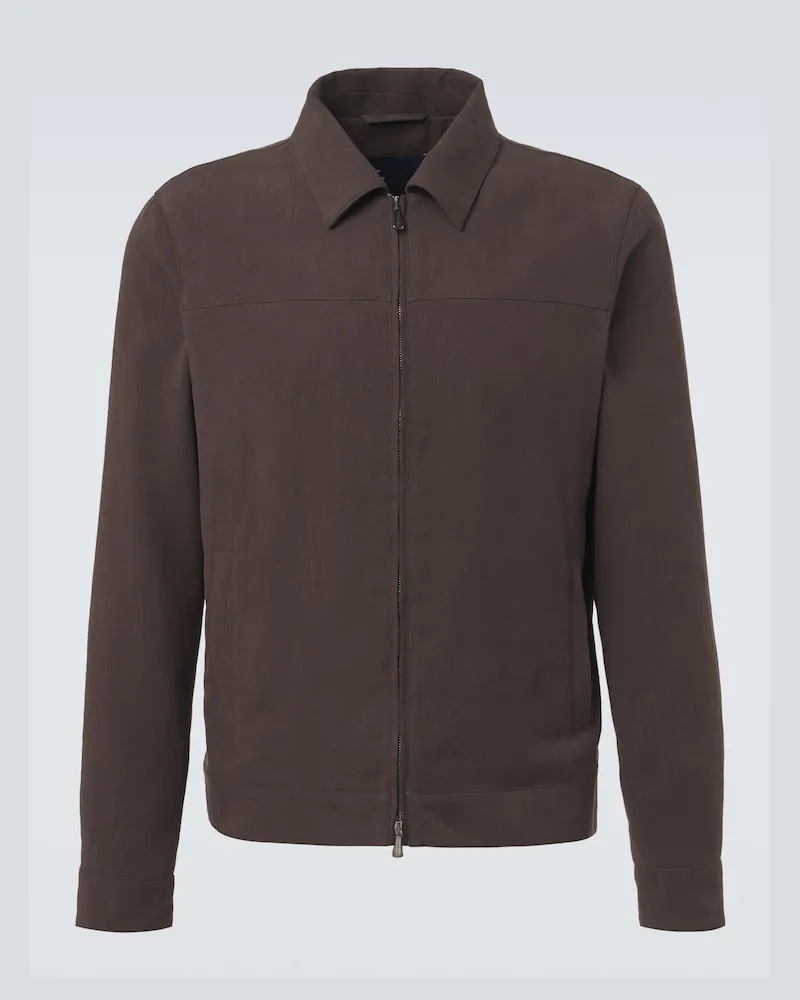 Thom Sweeney Giacca in lino Marrone