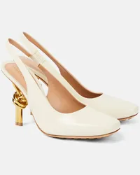 Bottega Veneta Pumps slingback Knot in pelle Bianco