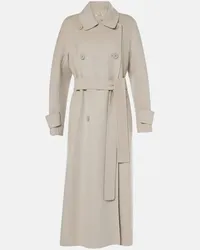 Max Mara Cappotto a portafoglio Hester in lana Bianco