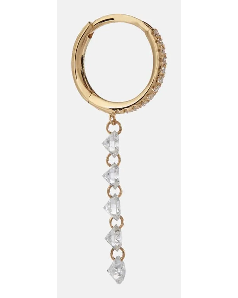 PERSEE PersÃ©e Orecchino singolo Piercing in oro 18kt con diamanti Oro