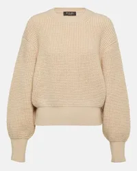 Loro Piana Pullover Yamba in cashmere e mohair Beige