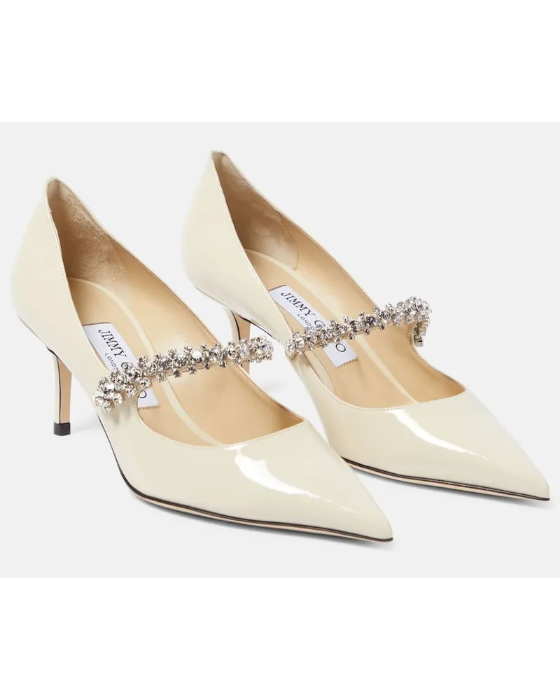Jimmy Choo Pumps Bing Pump 65 in vernice Bianco